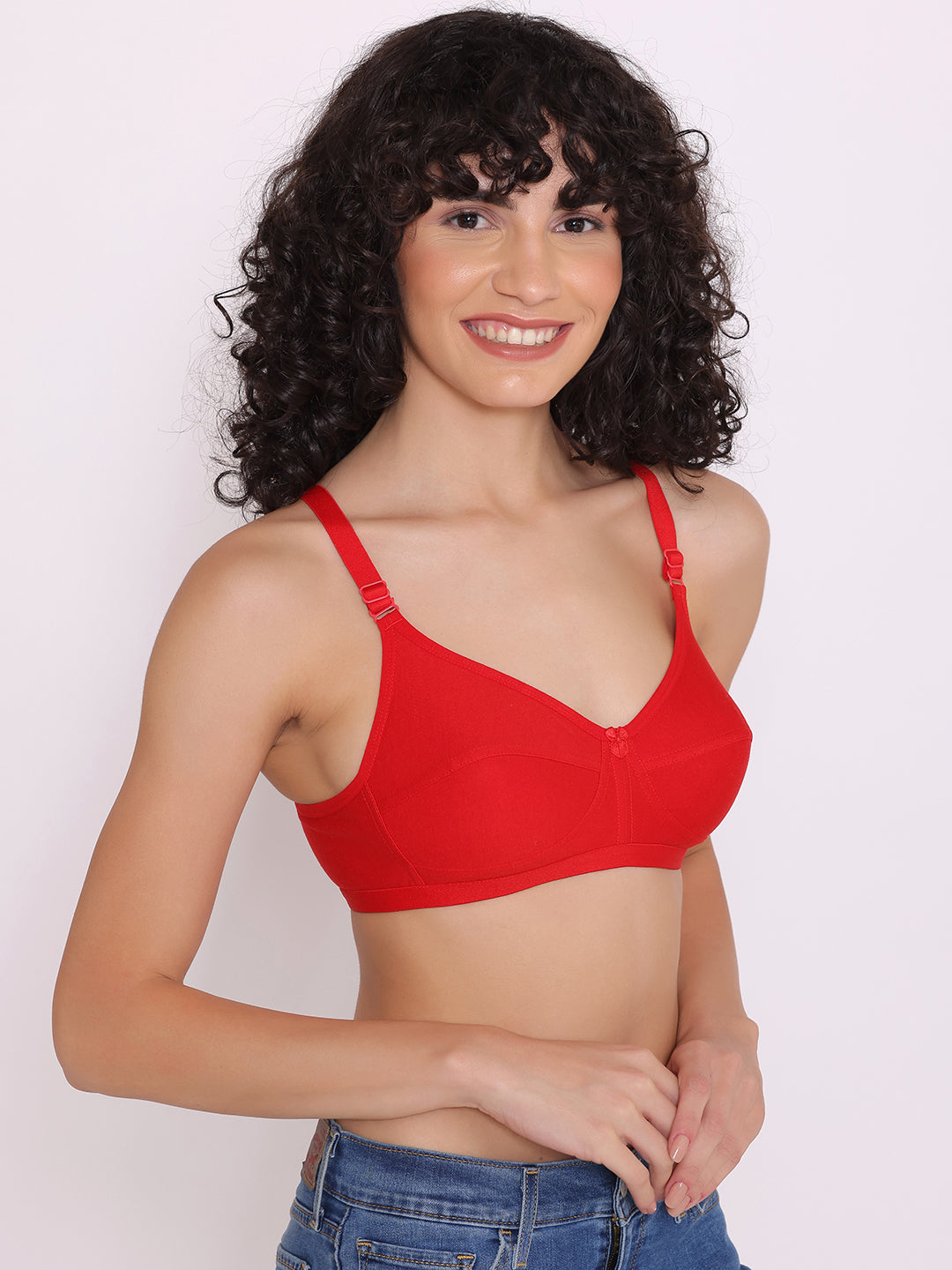 Women's Non Padded Non-Wired Regular Bra (Pack of 3)-ZOE INKURV