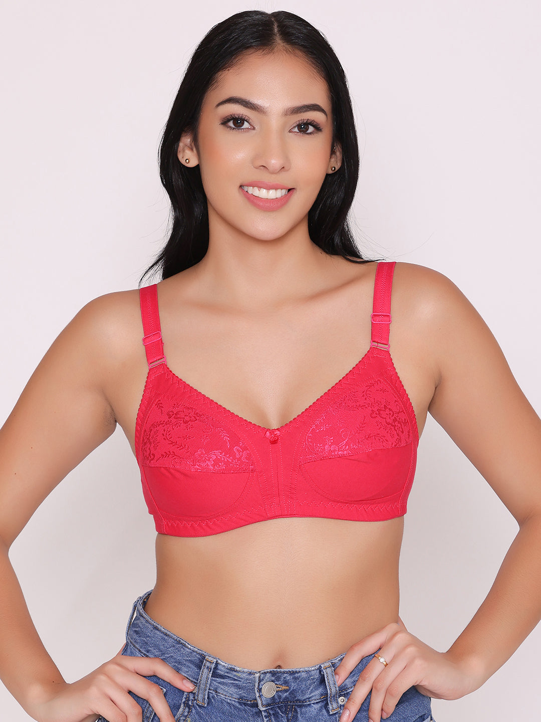 Ladies Nylon Non Padded Sports Bra, Orange and Gray, Size: 34B at Rs  40/piece in Surat
