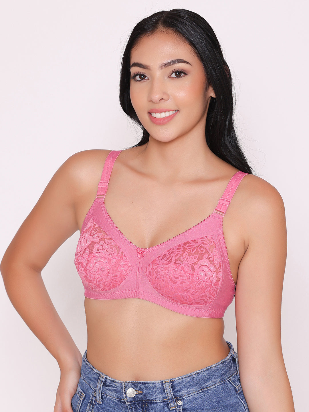 Buy Amifit RITIKA Bra Non Padded Full Coverage Cotton Bra for Women Color  White (B, 30) at
