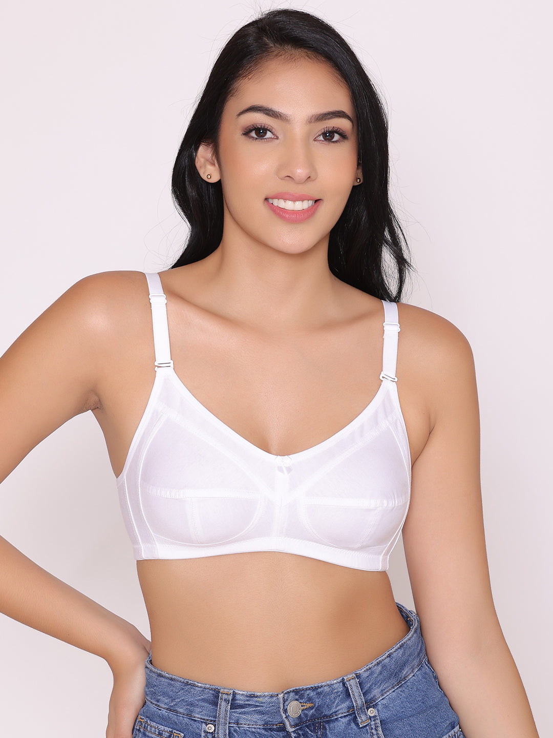 Cage Lycra Cotton Women Full Coverage Non Padded Sports Bra, Plain at Rs  48/piece in Surat