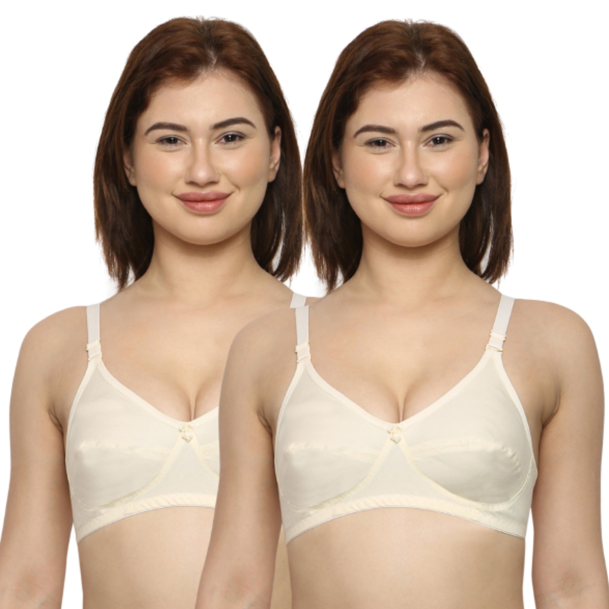 Sporty Non-Wired Padded Bras 2 Pack, Lingerie