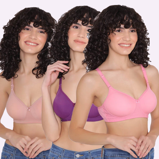 3-Pack Bra Liners in Cream (26 Large - for Bra: 38-40) at  Women's  Clothing store: Bras